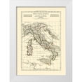 thumbnail image 1 of Santini 14x18 White Modern Wood Framed Museum Art Print Titled - Ancient Italy - Santini 1794, 1 of 4