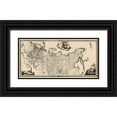 thumbnail image 1 of Santini 32x18 Black Ornate Wood Framed with Double Matting Museum Art Print Titled - Russia - Santini 1782, 1 of 4