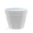 thumbnail image 1 of ⭐ Santino ASTI 11.8 Inch Self Watering Planter GREY/WHITE for Indoor Plants - Premium Modern Plastic Planter Pot w/ Water level Indicator for All House Herbs, Plants, African Violets and Dahlias, 1 of 9