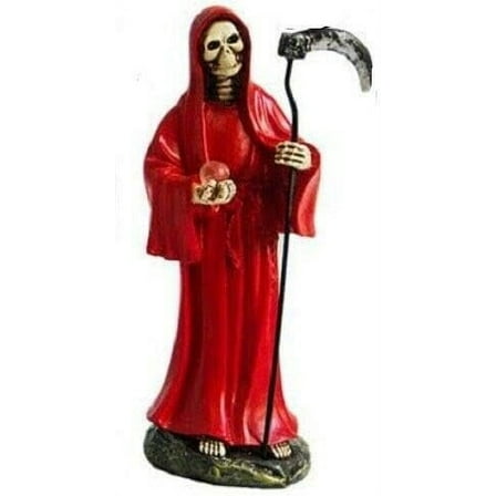 Santisima  Santa Muerte Statue Holy Death Grim Reaper.