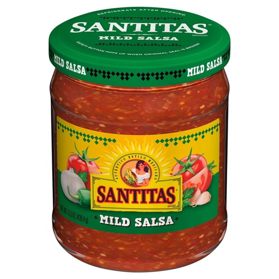 Santitas Salsa Mild Jar Dip 15.5oz