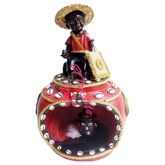 Santo Orisha Elegua House of Elegua Baby Face Elegua Statue Elegua Casa Estatua(12 Inch)