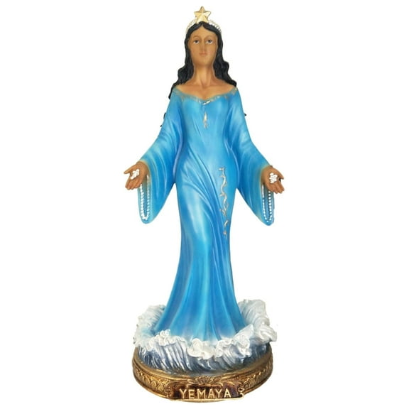 Santo Orisha Yemaya Sculpture Orisha Statue Yemaya Estatua (16 Inch)