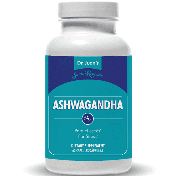 Santo Remedio, Ashwagandha Dietary Supplement for Stress,1000 mg, 60 Count, Mood Support