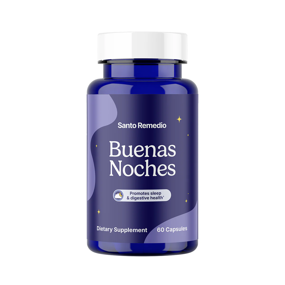 Santo Remedio Buenas Noches, Promotes Sleep, Supports Digestive Health, Contains Zylaria, DE111 (Probiotics), Melatonin