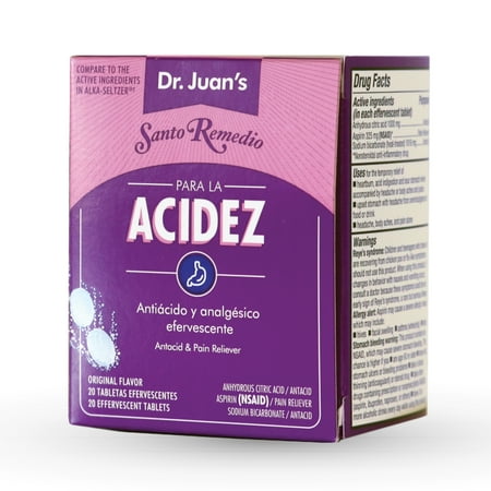 Santo Remedio Dr. Juan's Heartburn, 20 Tablets