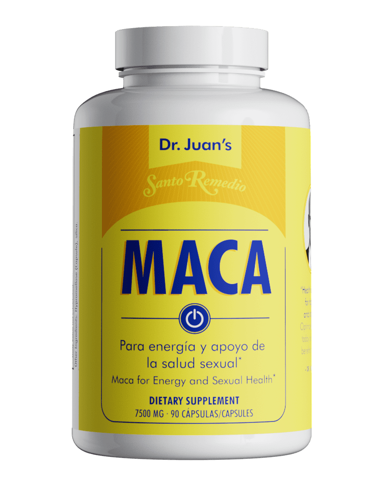 Santo Remedio Maca, Helps Support Healthy Energy Levels, Dietary Supplement, 7500 mg per Serving, Vegetarian, No Artificial Flavors, No Artificial Colors, 90 Capsules, 90 Doses