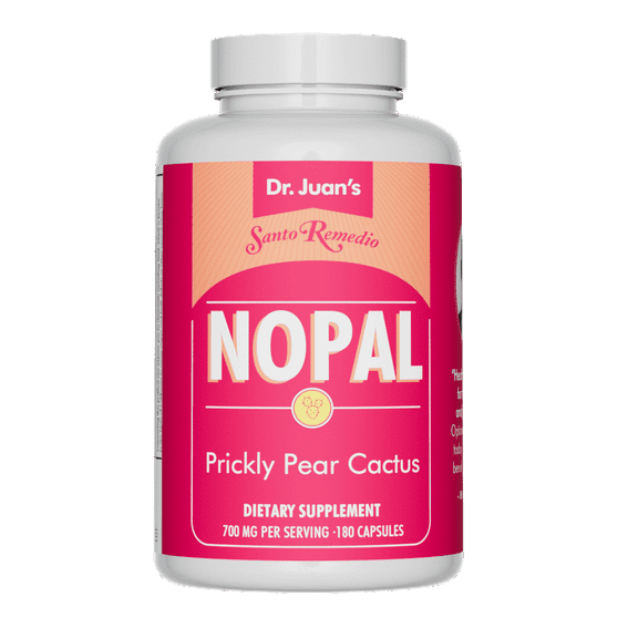 Santo Remedio Nopal, Sugar and Gluten Free Dietary Supplement, Prickly Pear Cactus Dietary Supplement, 700 mg, 180 Capsules, 90 Servings per Container