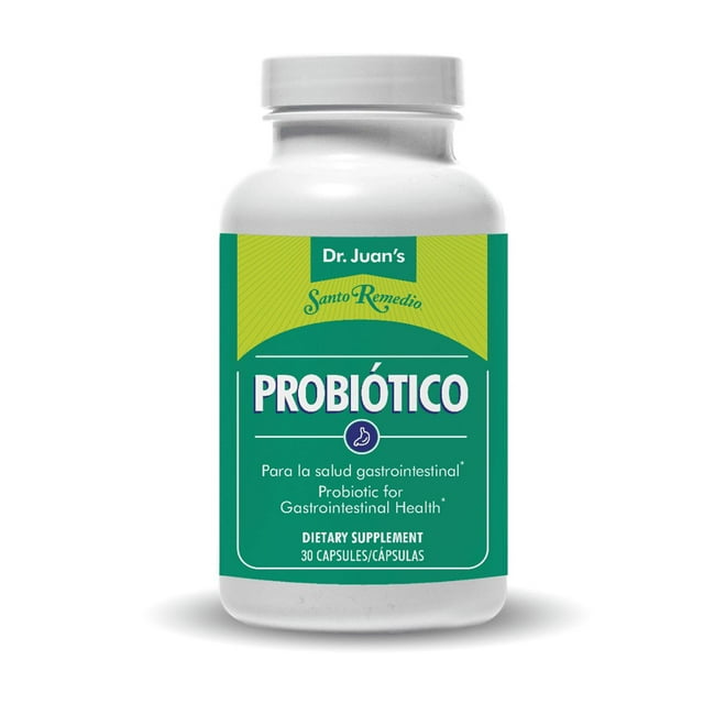 Santo Remedio Probiotic Supplement for Digestive Health, Unisex, Adult, 138 mg, 30 Count