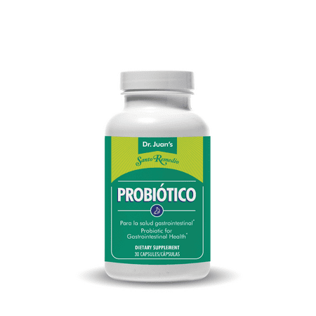 Santo Remedio Probiotic Supplement for Digestive Health, Unisex, 138 mg, 30 Count