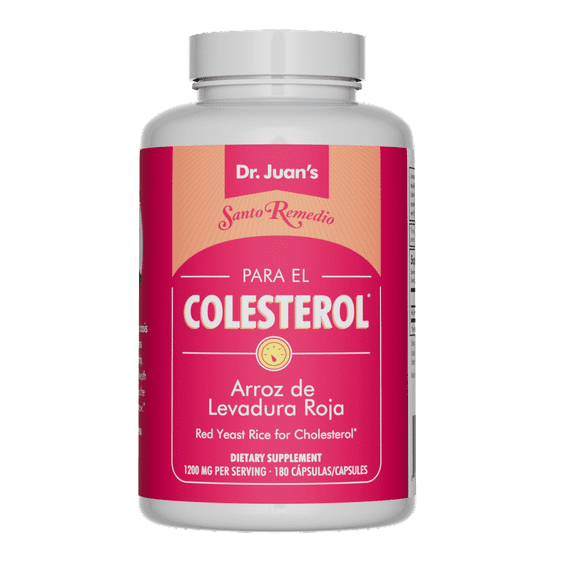 Santo Remedio Red Yeast Rice, Dietary Supplement, 1200 mg per Serving, 180 Capsules, Non-GMO, Gluten Free, No Artificial Flavors