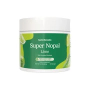 Santo Remedio Super Nopal Powder, Lime Flavor, Exclusive Formula with Nopal, and Vanadyl Sulfate. 90 Grams 30 Servings