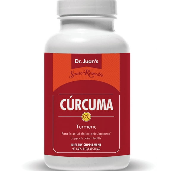 Santo Remedio, Turmeric Supports Joint Health, Dietary Supplement, 1650 mg, 90 Count, Unisex