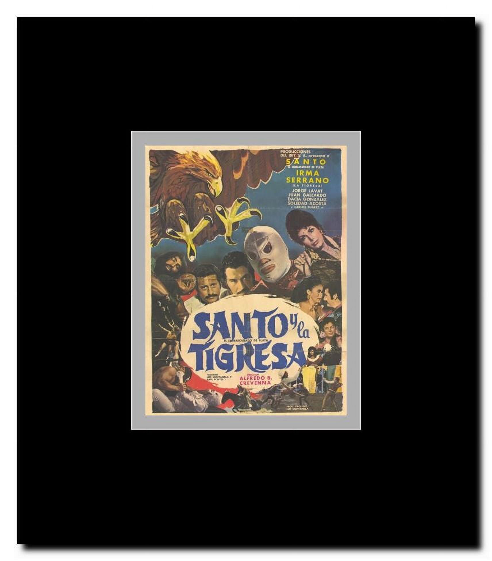 Santo Y El Aguila Real Framed Movie Poster