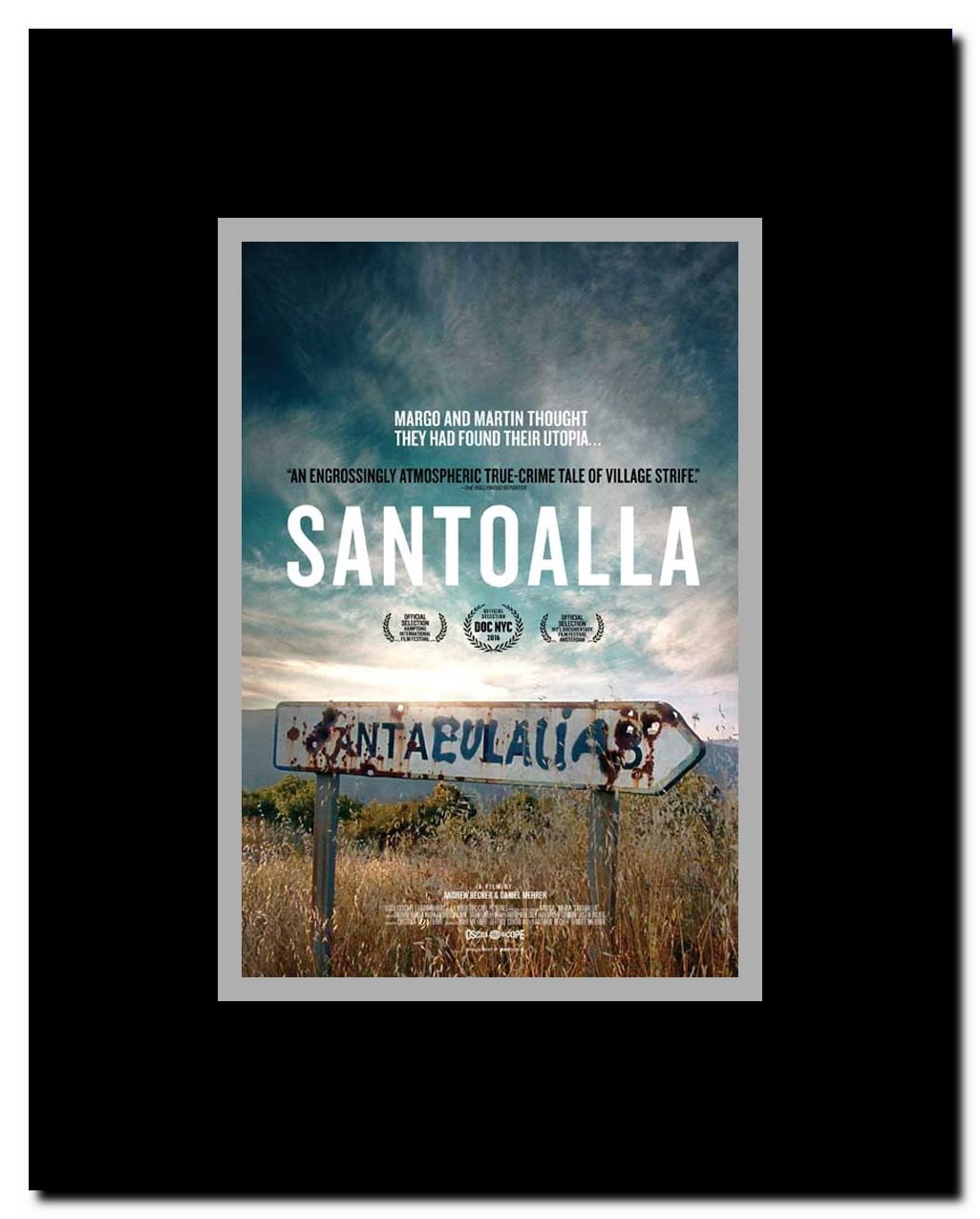 Santoalla Framed Movie Poster