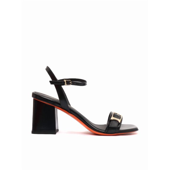 Santoni High Sandals With Block Heel Black (Women's)