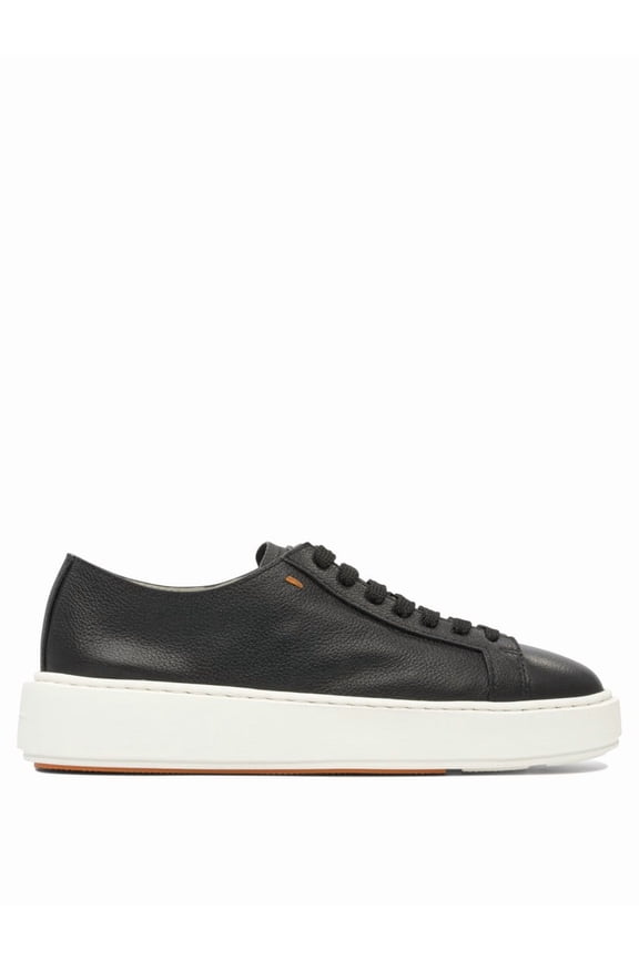Leather Sneakers With Low-Cut Silhouette White (Women's)