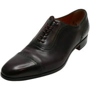 Santoni Men's Bartlet Burgundy Ankle-High Leather Loafers & Slip-On - 11M