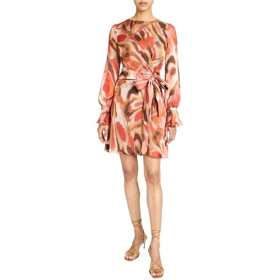 Santorelli womens A-Line Dress, 46, Brown