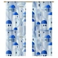 thumbnail image 1 of Santorini Island In The Greece Modern Tulle Window Curtains for Living Room Luxury Bedroom Kitchen Curtains, 1 of 5