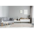 thumbnail image 1 of Santorini Rose Cream Argyle Modern Contemporary Area Rug Tapis Carpet For Living Room Bedroom Kitchen, 1 of 3