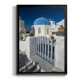 thumbnail image 1 of Santorini Sidewalk Premium Framed Print - Ready to Hang, 1 of 9