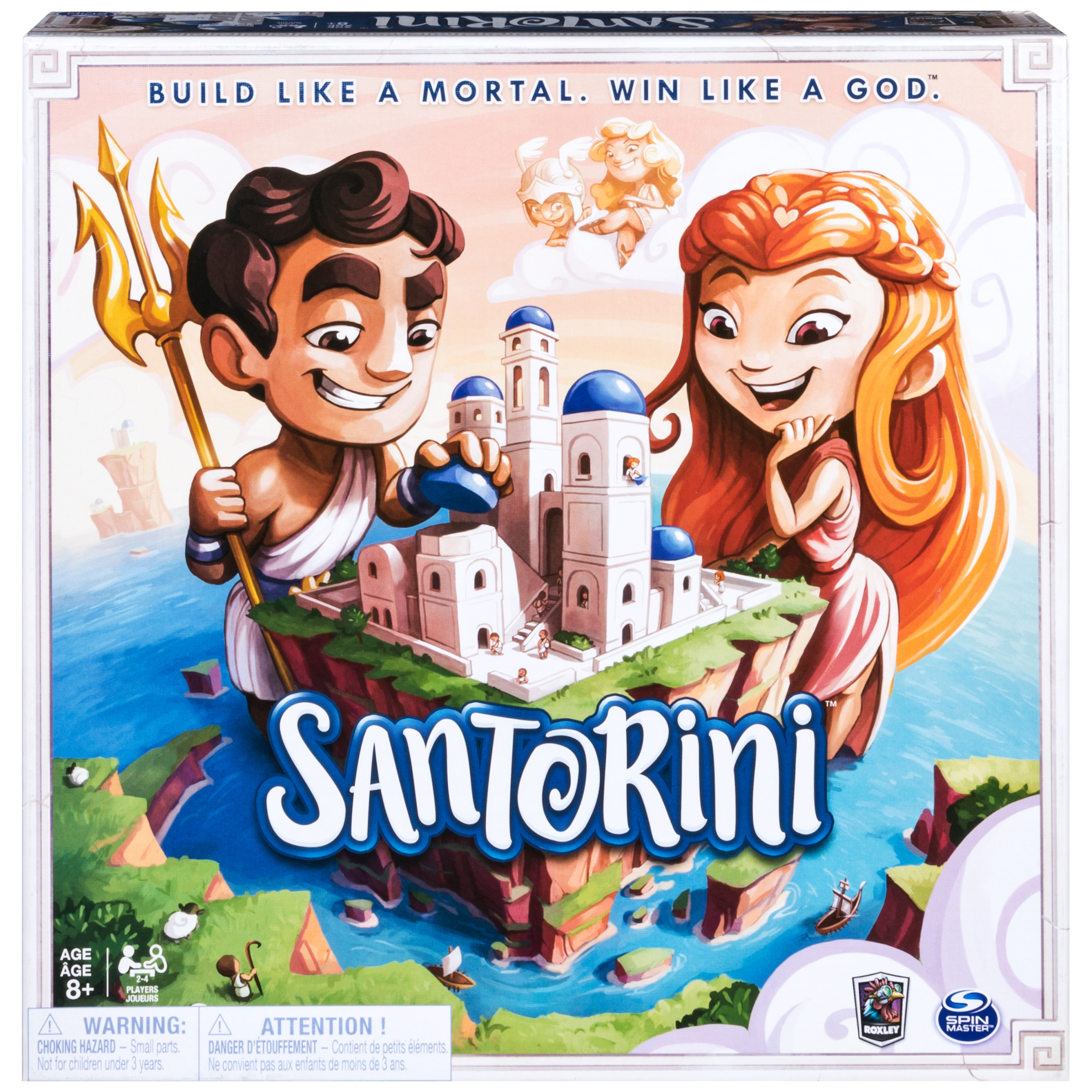 Santorini, Strategy Family Board Game 2-4 Players Classic Fun Building Greek Mythology Card Game, for Kids & Adults Ages 8 and up - image 1 of 6