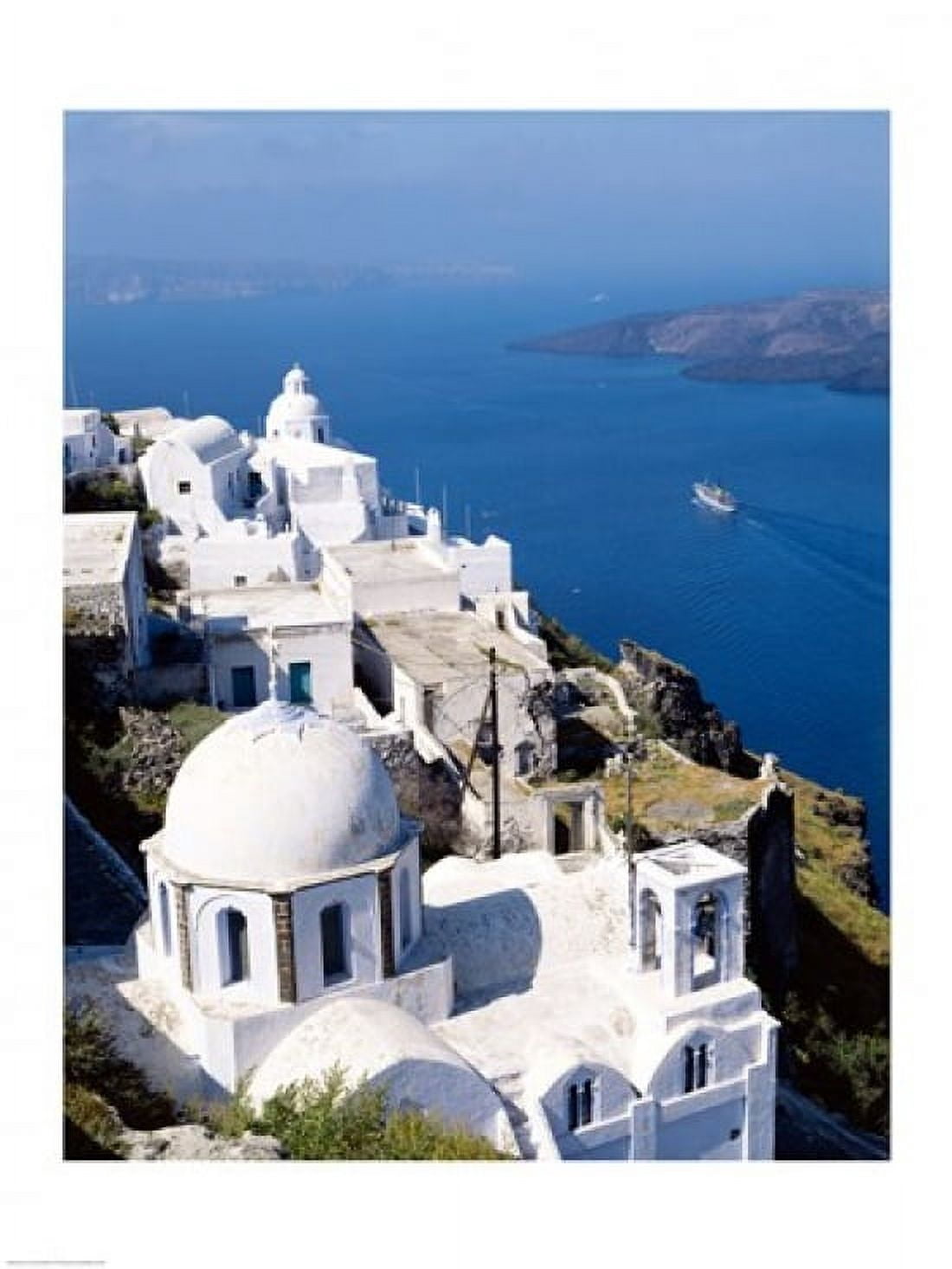 Santorini Thira (Fira) Cyclades Islands Greece Canvas Art - (18 x 24)