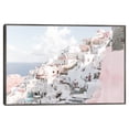 thumbnail image 1 of Santorini View by Heather Loriece Framed Canvas Art Print, 1 of 3