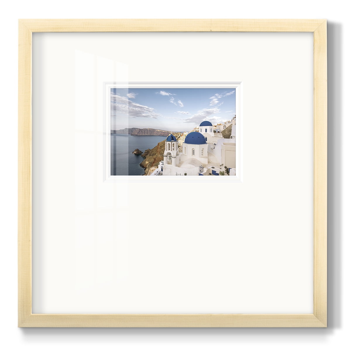 Santorini ViewPremium Framed Print