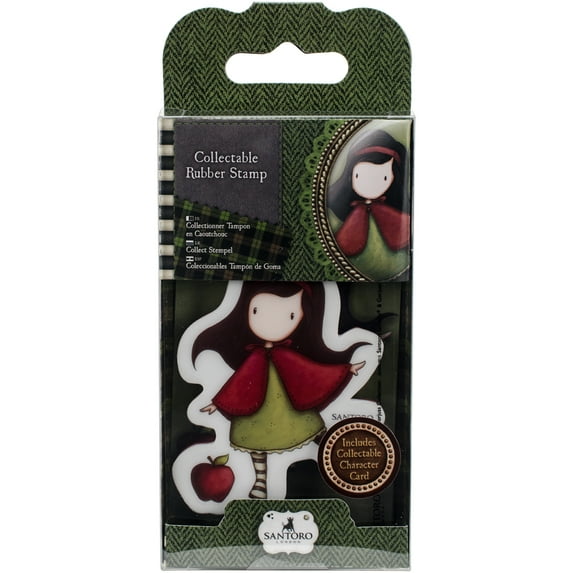 Santoro Rubber Stamps-No. 14, Little Red
