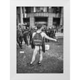 thumbnail image 1 of Santos, Carlos Grury 24x32 White Modern Wood Framed Museum Art Print Titled - London Riot 03, 1 of 4