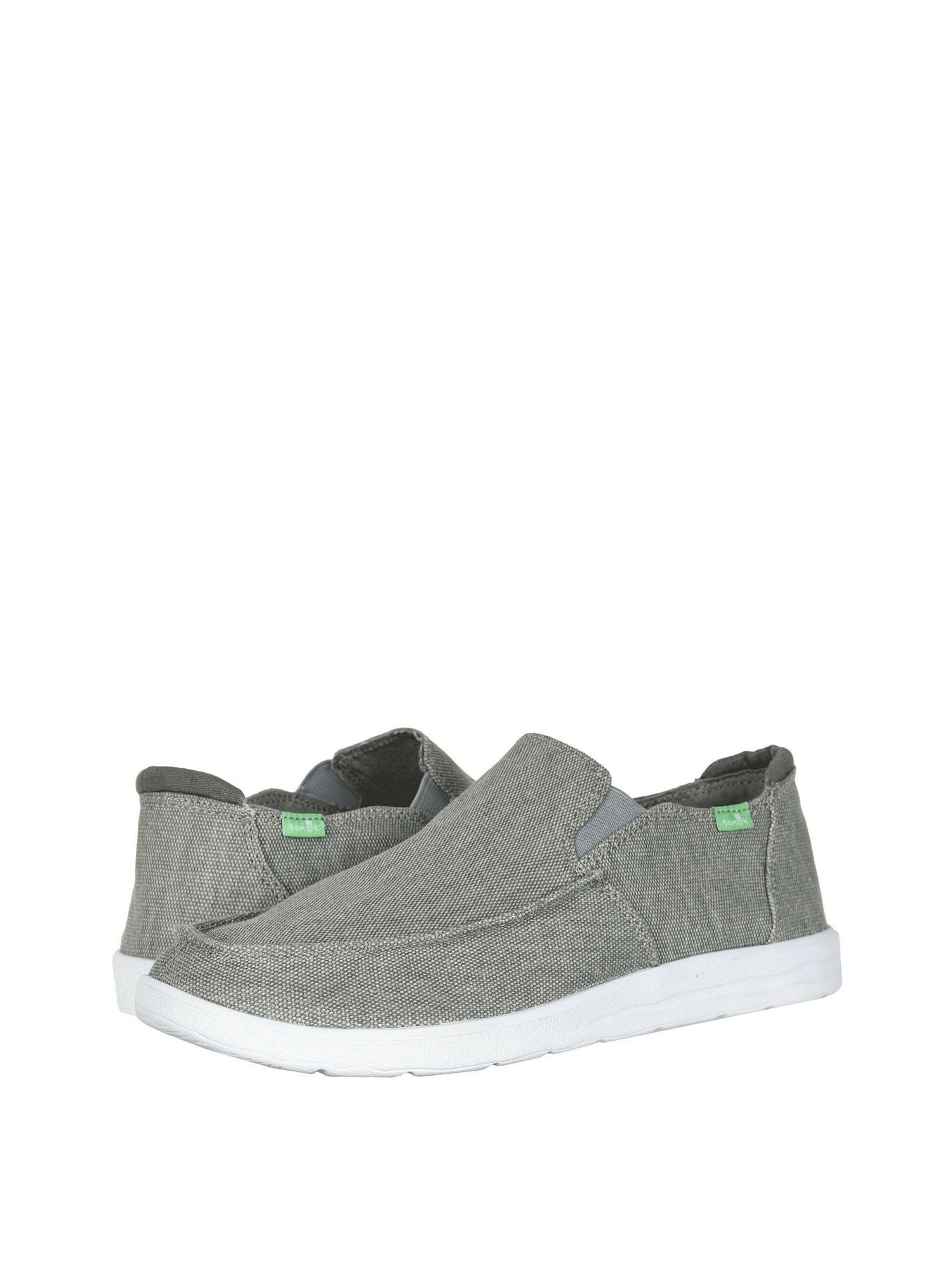 Sanuk Hi Five Grey Lightweight Slip On Breathable Cushioned Low Top ...