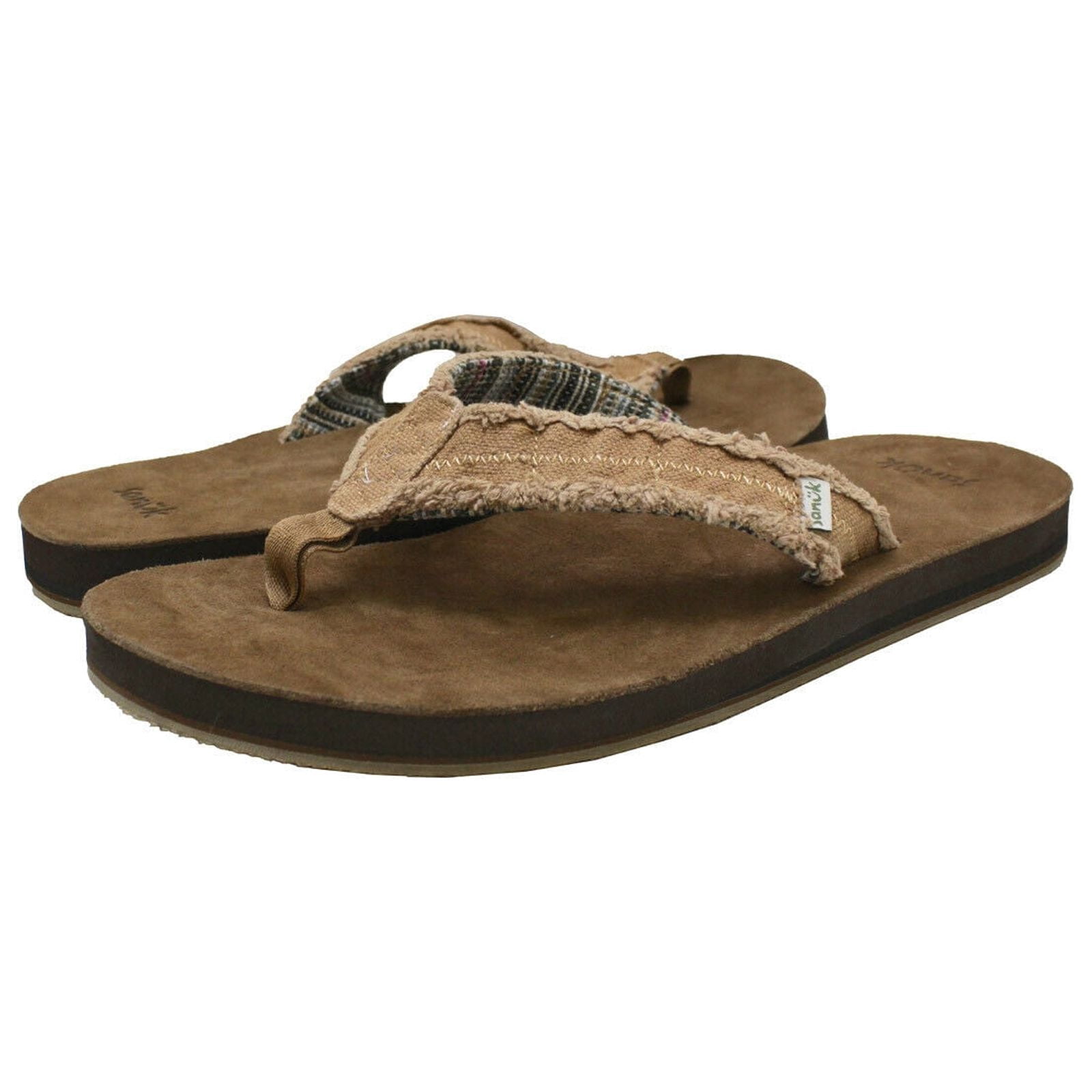 Sanuk Men’s Fraid Not Soft Top Flip Flops 13 Amazon.com | Sanuk Mens Fraid Not Soft Top | Flip Flops for  main image 3
