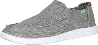 Sanuk Hi Five – Scarpe Slip-on Uomo In Tela Lavata – Plantare Memory Foam