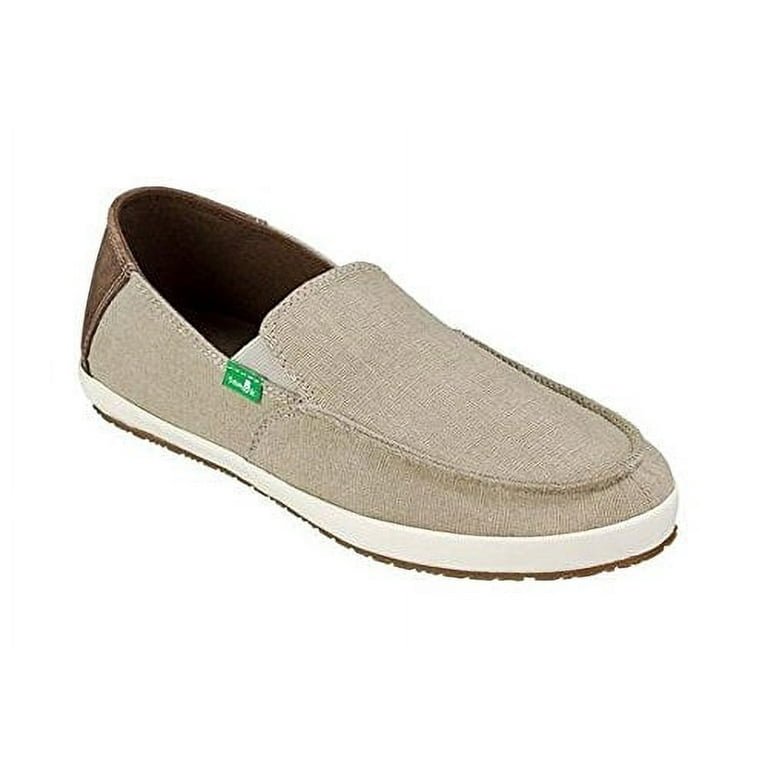 Sanuk Men s M CASA VINTAGE Flat 9 D M US Natural Vintage