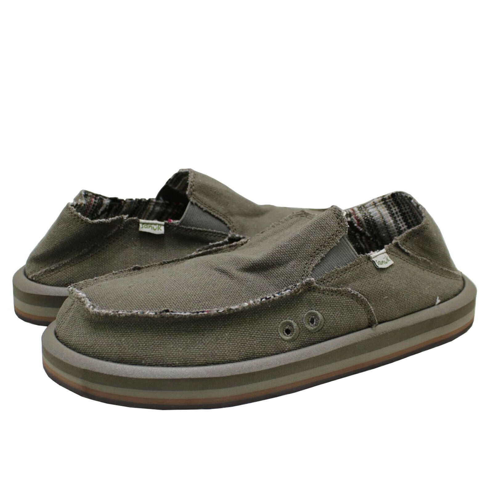 Sanuk Men's Hemp Slip On Loafers 1117753 - Walmart.com