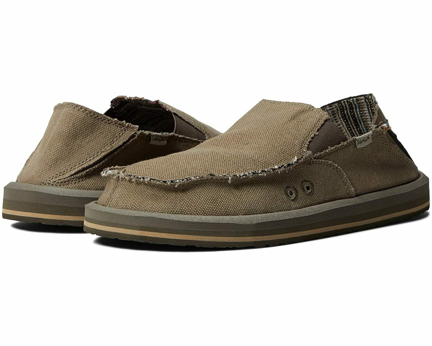 Sanuk Men's Vagabond Soft Top Hemp Slip On Loafers 1117753