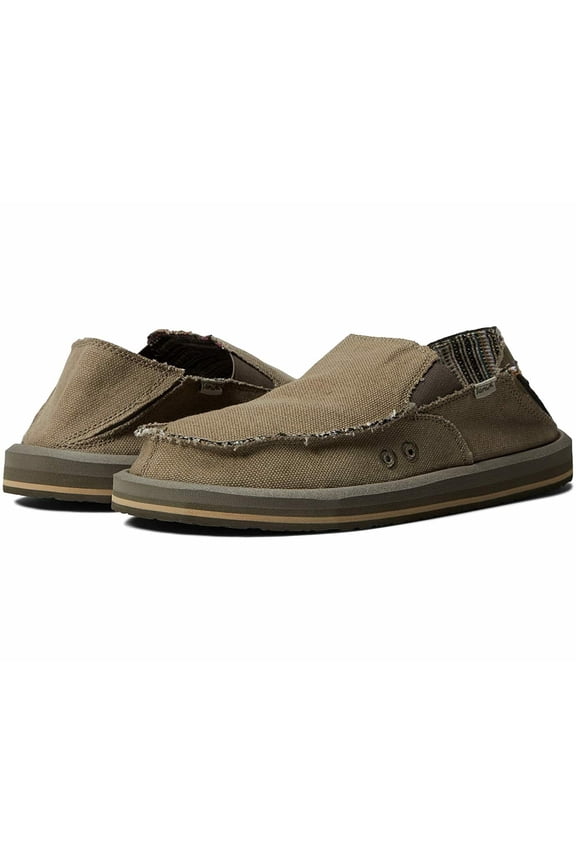 Mens Vagabond Canvas Comfort Insole Slip-On Shoes