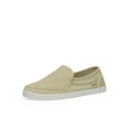thumbnail image 1 of Sanuk Pair O Dice Sneakers Slip On Rounded Toe Low Top Flats Natural Loafers (Natural, 6), 1 of 6