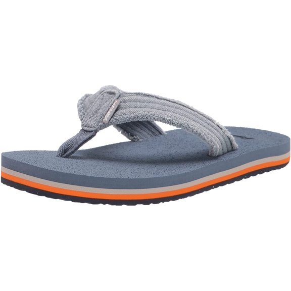 Sanuk Unisex-Child Fraidy Stacker Little Big Kid Flip-Flop Little Kid 4-8 Years 13 Little Kid Blue