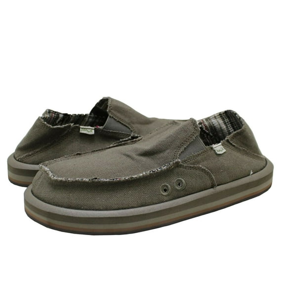 Sanuk Vagabond Soft Top Hemp Army 12 D M