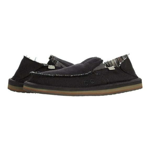 Sanuk Vagabond Soft Top Hemp Black 7 D (M)