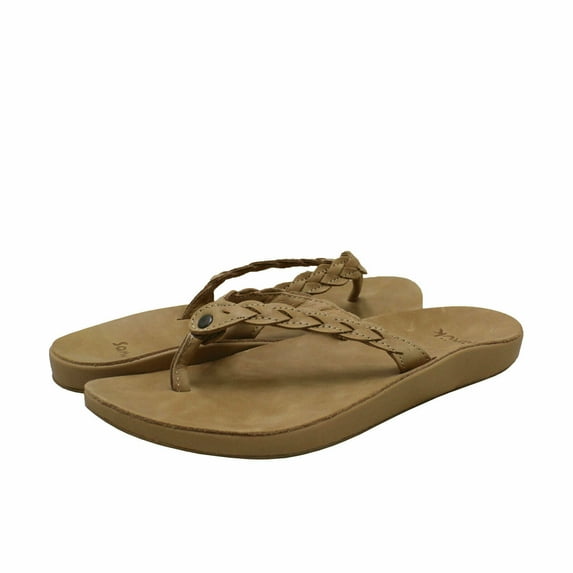 Sanuk Women's Cosmic Yoga Joy Braid Lx Tan 10 M