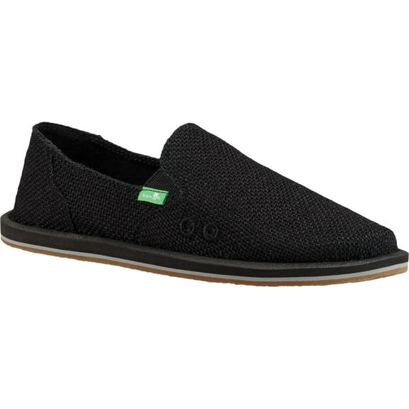 Sanuk Women's Donna Cruz Black Sidewalk Surfers