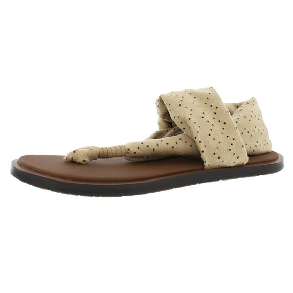 Sanuk Women's Yoga Devine Sandals Light Khaki 5