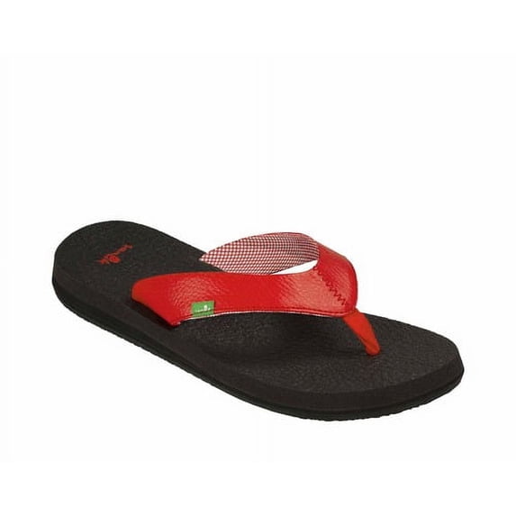 Sanuk Yoga Mat - Cushioned Sandals - Women's - Bright Red