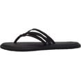 thumbnail image 1 of Sanuk Women's Yoga Salty Black Yoga Mat Sandal Flip-Flop (10), 1 of 6