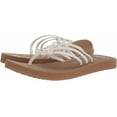 thumbnail image 1 of Sanuk Women's Yoga Sandy Flip-Flop, Tan/White, 8, 1 of 5