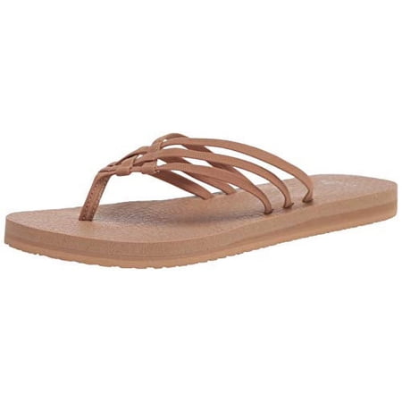 Sanuk Women's Yoga Sandy Sandal, Tobacco Brown, 7 M US